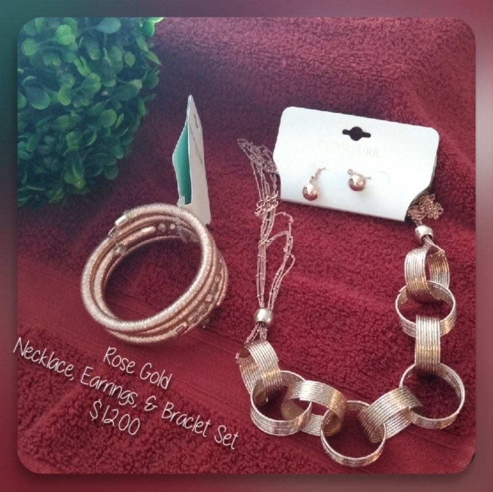 Women's Necklace and Braclet Set